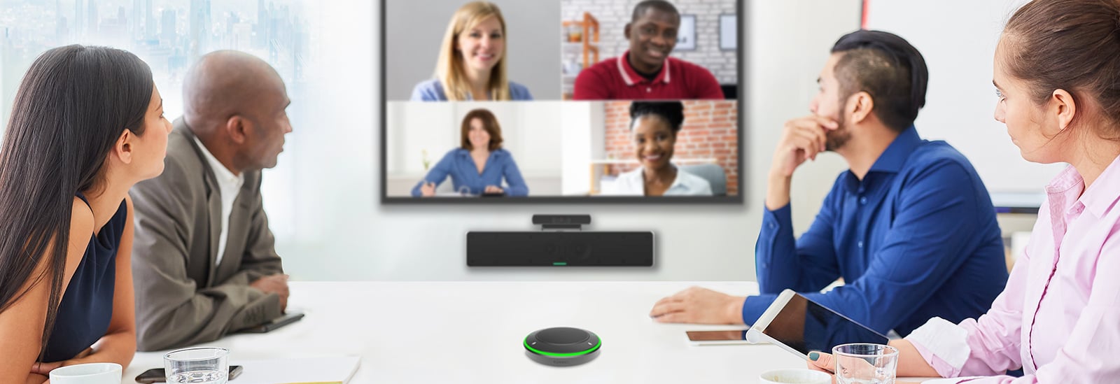 Q-SYS NM-T1 Tabletop Beamforming Microphone - Image 3